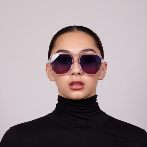 Wager - Crystal w/ Blue to Purple Lens