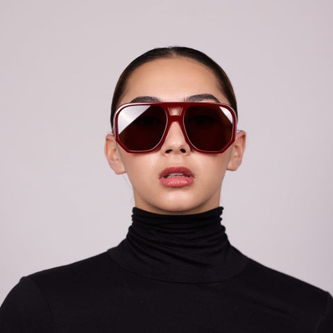 Wager - Rouge w/Brown Monochrome Lens