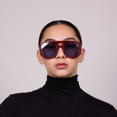 Wager - Rouge w/ Blue Monochrome Lens