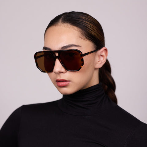 Wager - Brown Tort with Brown Gradient Lenses