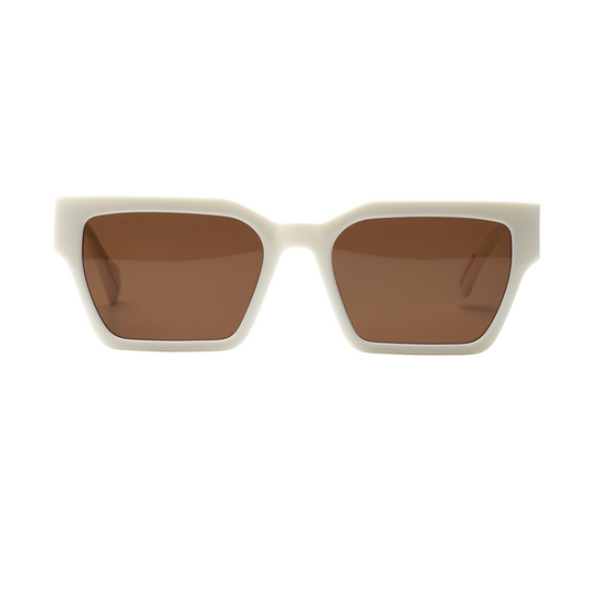 Carnage - Ivory w/ Brown Monochrome lens
