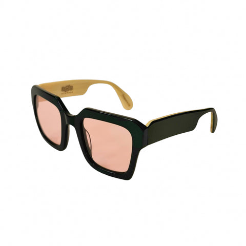 Damage - Black with Pink Lenses