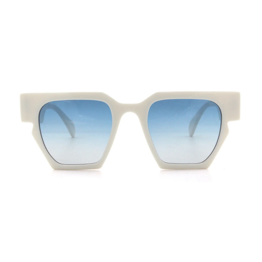 Homage - Ivory w/ Blue Fade Lens