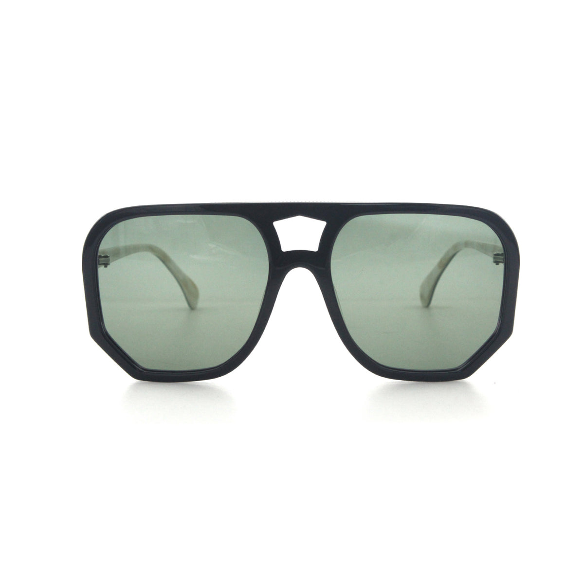 Wager - Black Green Monochrome Lens