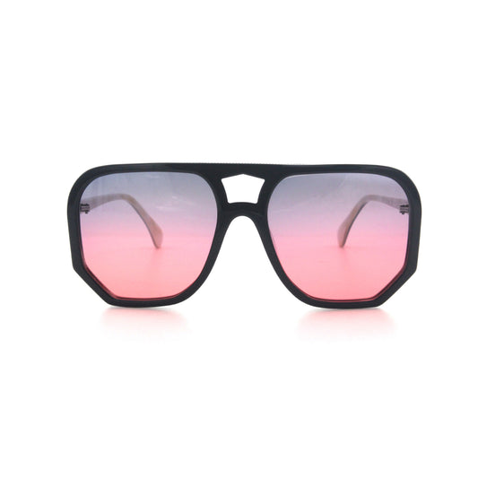 Wager - Black w/ Black To Red Lens
