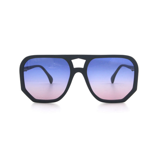 Wager - Matt Black w/ Blue to Purple Lens