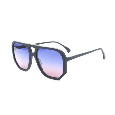 Wager - Matt Black w/ Blue to Purple Lens