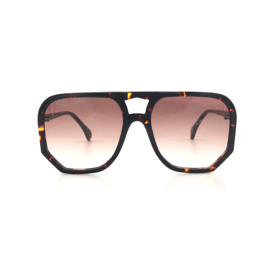 Wager - Brown Tort with Brown Gradient Lenses