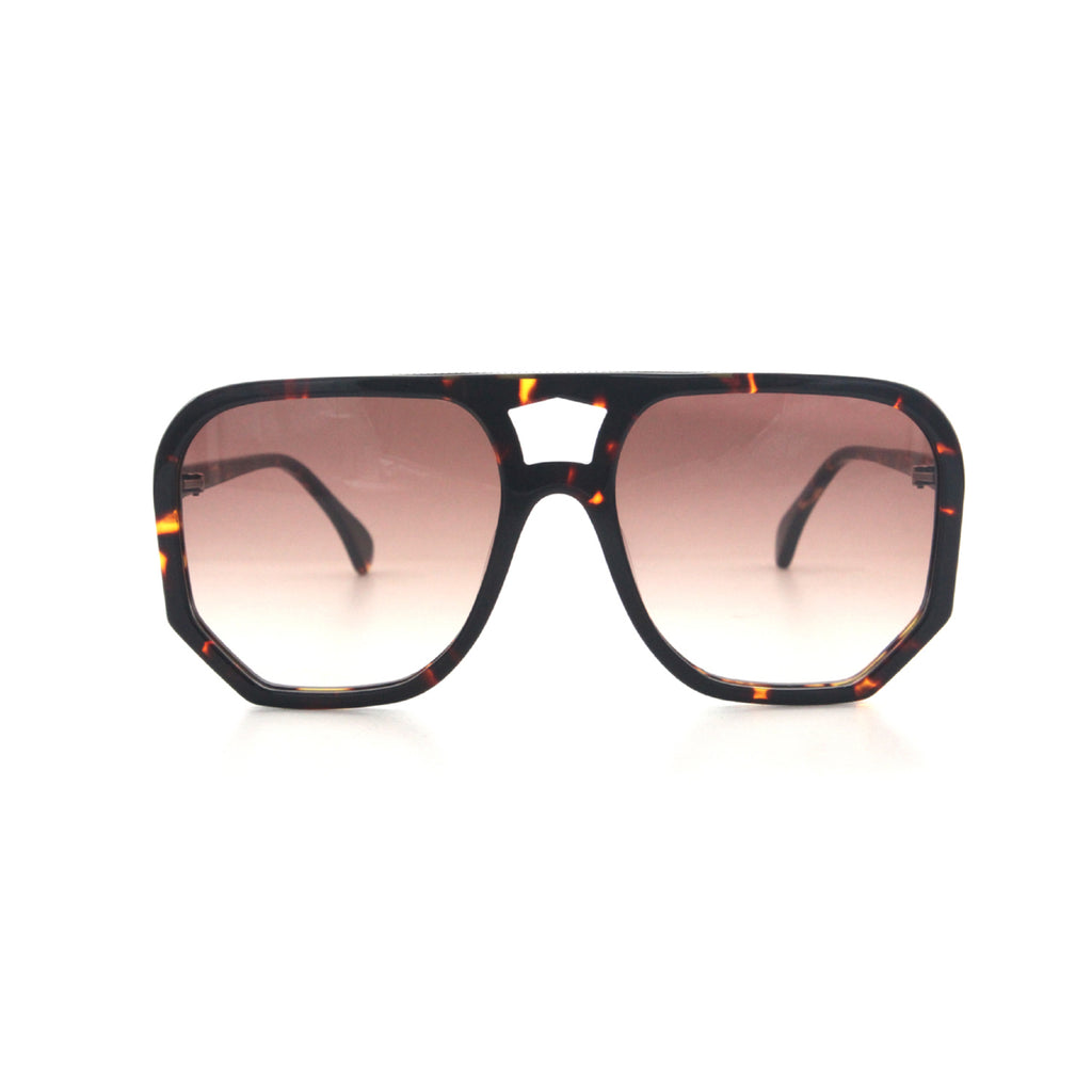 Wager - Brown Tort with Brown Gradient Lenses