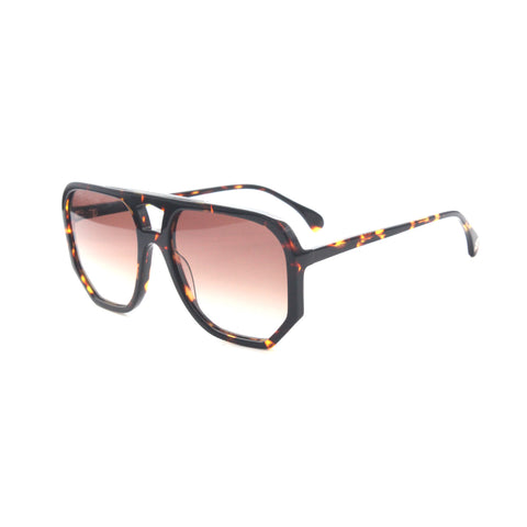 Wager - Brown Tort with Brown Gradient Lenses
