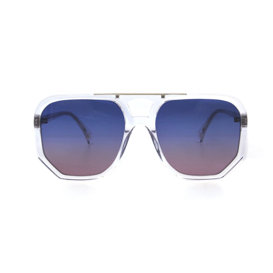 Wager - Crystal w/ Blue to Purple Lens