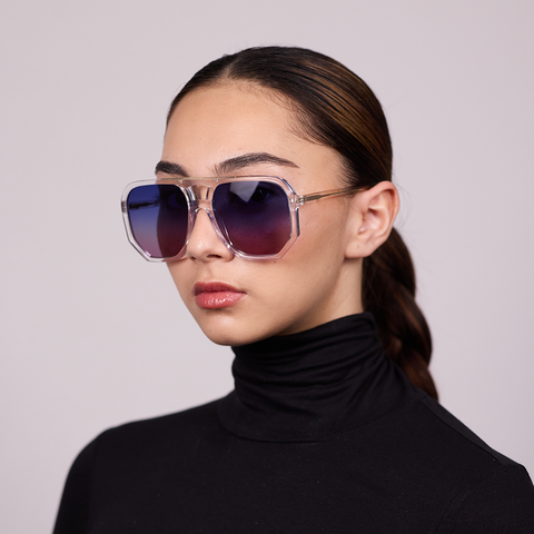 Wager - Crystal w/ Brown Monochrome Lens