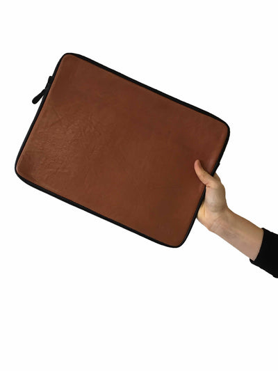 Laptop Sleeve -  Brown w Black