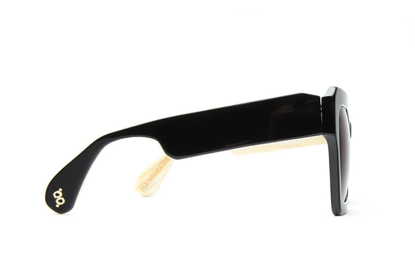 Damage - Black with Green Lenses