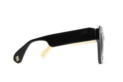 Damage - Black with Green Lenses
