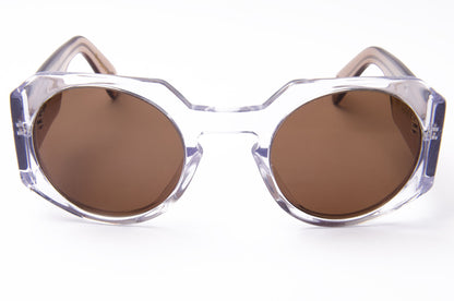 Bagel - Crystal / Brown - AgeEyewear