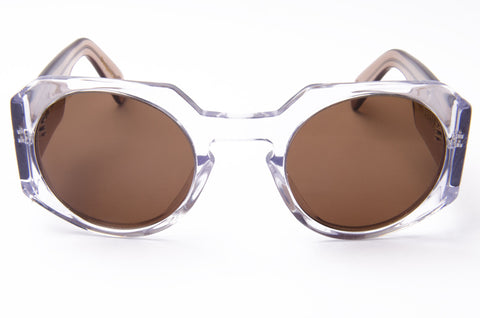 Bagel - Crystal / Brown - AgeEyewear