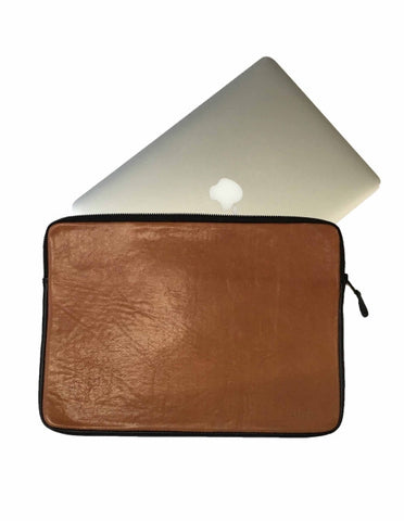Laptop Sleeve -  Brown w Black