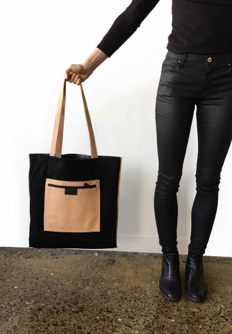 Stowage - Black w Nude