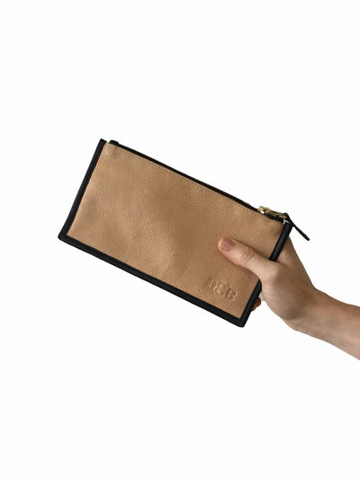 Wallet -  Nude w Black